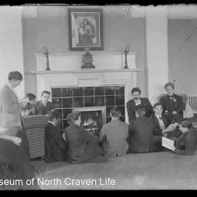 negative, glass plate - Group portrait of 12 2 of 2
