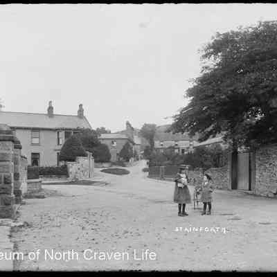 negative, glass plate - Stainforth