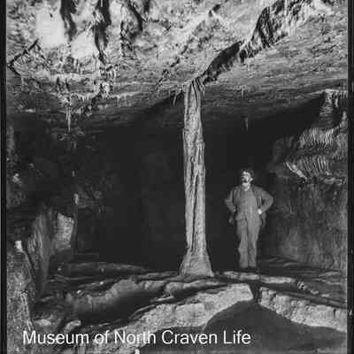 negative, glass plate - Ingleborough Cave, Clapham 11 of 11