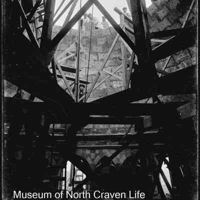 negative, glass plate - Giggleswick School Chapel Building Dome 8 of 9