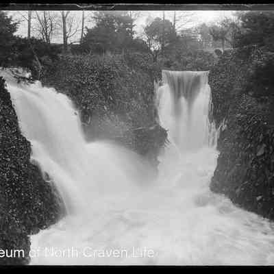 negative, glass plate - Clapham Water Falls 2 of 2