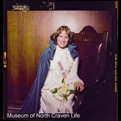 negative, sheet film - Settle Carnival Jubilee 1977 : Portrait