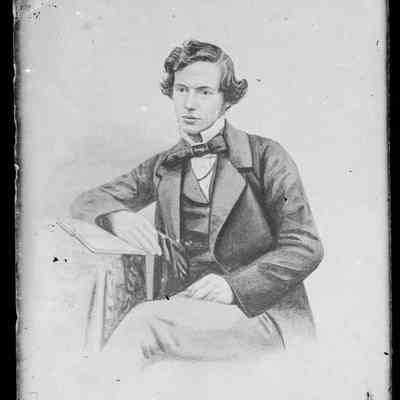 negative, glass plate - Portrait : Gentleman