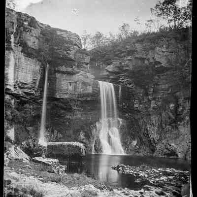 negative, glass plate - Waterfalls 3 of 6 (Thornton Force)