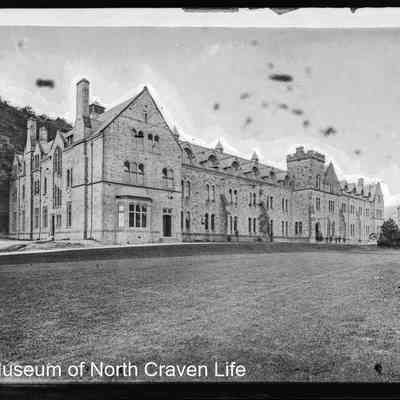 negative, glass plate - Giggleswick School (Main Building)