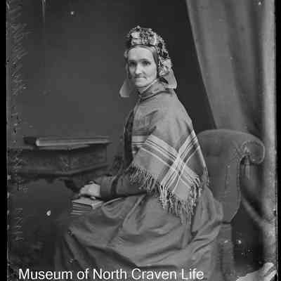 negative, glass plate - Portrait : Mrs Harrison Austwick, 1879