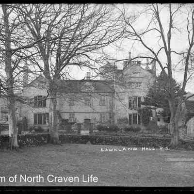 negative, glass plate - Lawkland Hall 1 of 2