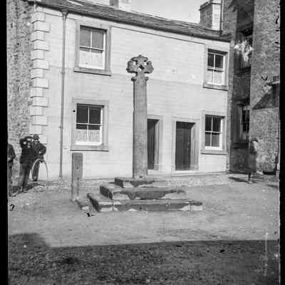 negative, glass plate - Giggleswick Cross