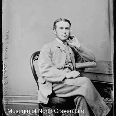negative, glass plate - Portrait : Mr Thomas Sudell, Settle, 1868