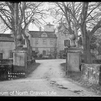 negative, glass plate - Lawkland Hall 2 of 2