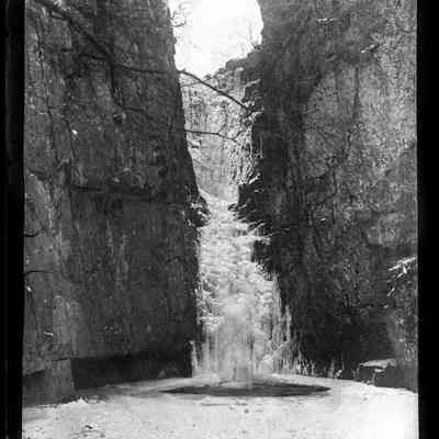 negative, glass plate - Thornton Force in ice and snow 3 of 4
