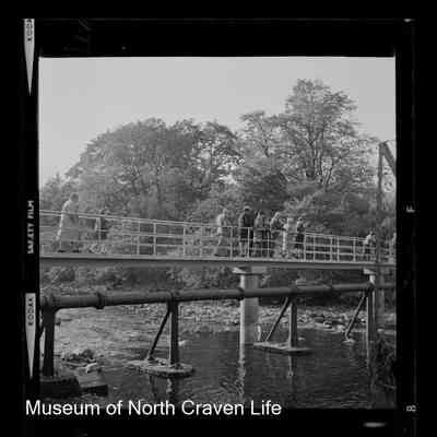 negative, sheet film - Langcliffe Locks Bridge Opening 1965 2 of 12