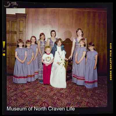 negative, sheet film - Settle Carnival Jubilee 1977 : Portrait