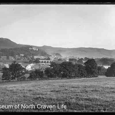 negative, glass plate - Settle from the North West