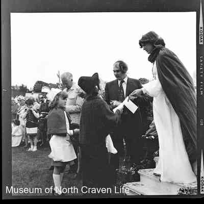 negative, sheet film - Settle Carnival Jubilee 1977 : Portrait