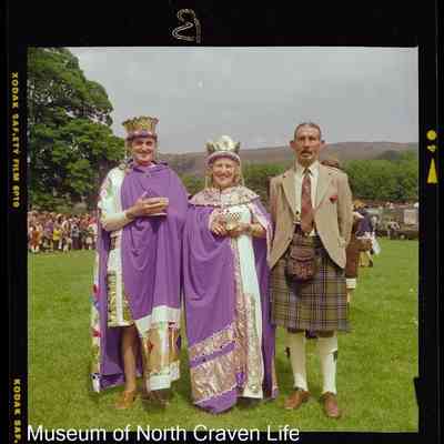 negative, sheet film - Settle Carnival Jubilee 1977 : Portrait