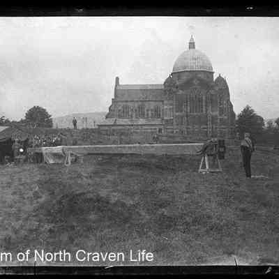 negative, glass plate - Total Eclipse of the Sun at Giggleswick 1927 6 of 12
