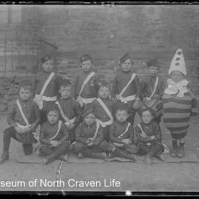 negative, glass plate - Portrait : Settle Boys Brigade