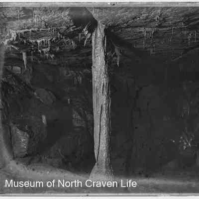 negative, glass plate - Ingleborough Cave (interior) - Pillar 1 of 11