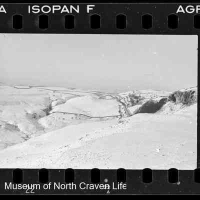 negative, sheet film - Snow Views : Pen-y-Ghent (1937)