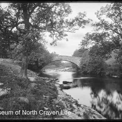 negative, glass plate - Stainforth Bridge