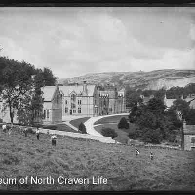 negative, glass plate - Giggleswick School