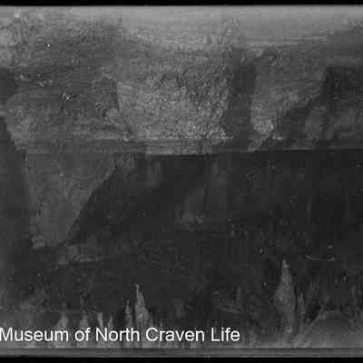 negative, glass plate - Ingleborough Cave (interior) - Pool of Reflections ?