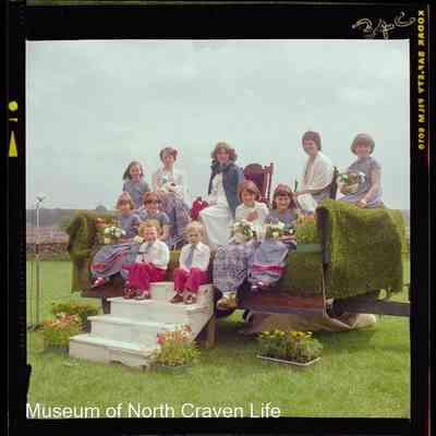 negative, sheet film - Settle Carnival Jubilee 1977 : Portrait