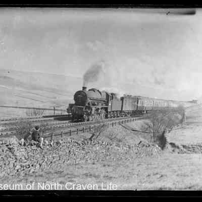 negative, glass plate - Steam Trains 2 of 3