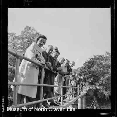 negative, sheet film - Langcliffe Locks Bridge Opening 1965 12 of 12