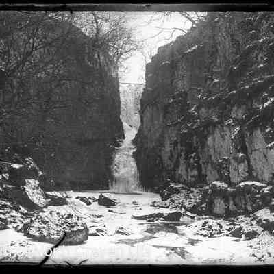 negative, glass plate - Thornton Force in ice and snow 4 of 4