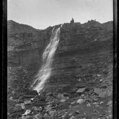 negative, glass plate - Waterfalls 5 of 6 (Force Gill)