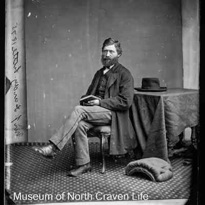negative, glass plate - Portrait : Mr J. Hardy, Settle,1875