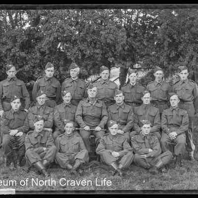 negative, sheet film - Home Guard (Bullock 1946?) 1 of 2