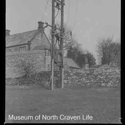 negative, sheet film - Austwick Electric Board : Pole