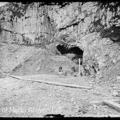 negative, glass plate - Victoria Cave (Digging) 5 of 5