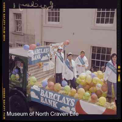 negative, sheet film - Settle Carnival Jubilee 1977