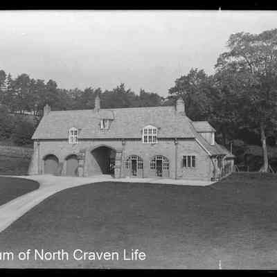 negative, glass plate - Giggleswick School Coachhouse (Exterior)