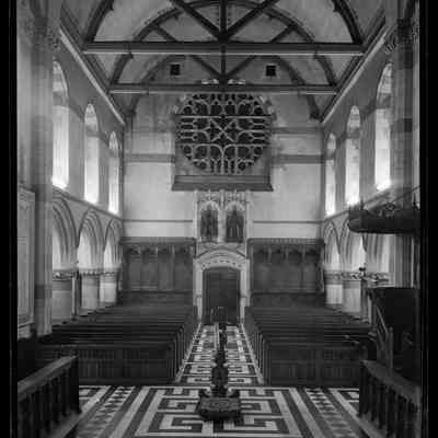 negative, sheet film - Giggleswick School Chapel Electric and Gas Lighting 5 of 6