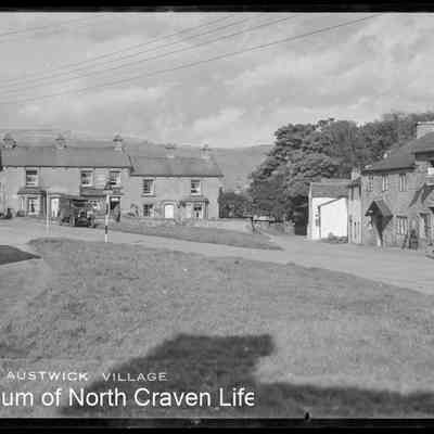 negative, sheet film - Austwick Village