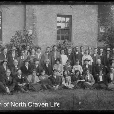 negative, glass plate - Portrait : Group of Men and Women 2 of 2