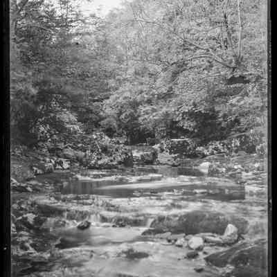 negative, glass plate - Stainforth Foss and River 3 of 3