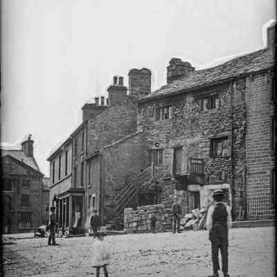negative, glass plate - Settle (Back of The Shambles)