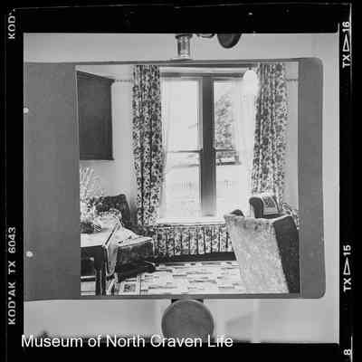 negative, sheet film - Skidmore : Interior of House Hellifield, 1985