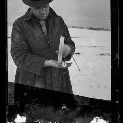 negative, sheet film - Newby Moor (Snow)