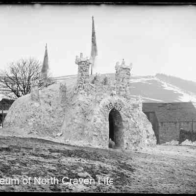 negative, glass plate - Settle Snow House (The Green) 1 of 2
