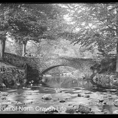 negative, glass plate - Clapham Village 4 of 4