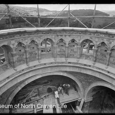 negative, glass plate - Giggleswick School Chapel Building Dome 3 of 9