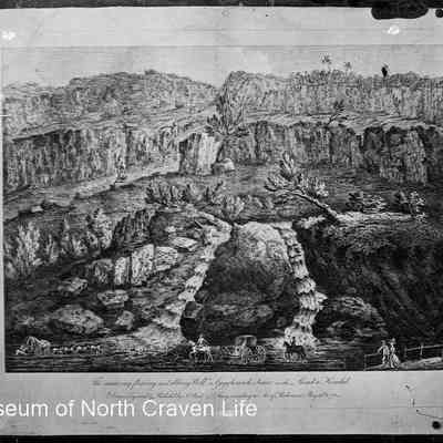 negative, glass plate - Ebbing and Flowing Well (Etching)