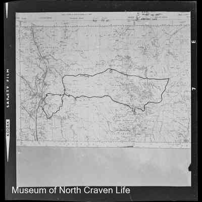 negative, sheet film - Rotary Walk Map